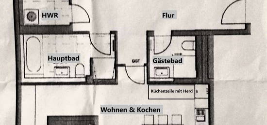 Exklusive 4-Zimmer-Wohnung mit Balkon und gehobener EBK in Dresden