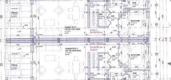 Duplex 119 mp, panoramic view zona Vivo Floresti