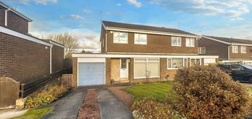 Semi-detached house for sale in Faversham Place, Cramlington NE23