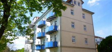 Modernisierte 2-Raum-Wohnung mit Süd-Balkon und EBK nähe Landtag