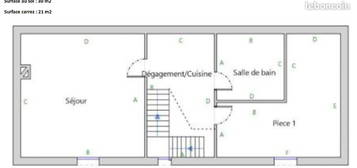 Activitée Commerciale ou residence secondaire - 2 pièces proche Mairie