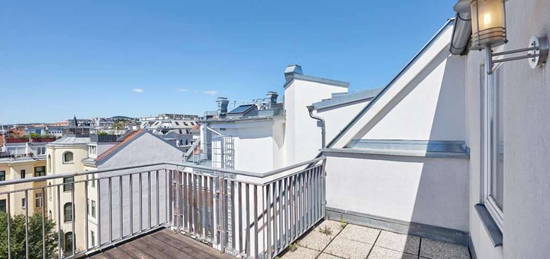 Dachgeschoss Maisonette mit sonniger Terrasse, Nähe U3 Hütteldorfer Straße