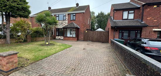 Semi-detached house to rent in Berwyn Avenue, Coventry CV6