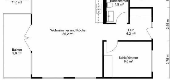 2,5 Zimmer Wohnung in Stuttgart West