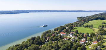 Ambach - Ein Steinwurf vom See entfernt - Herrliche Gartenwohnung am See