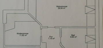 Exklusive 3 Zimmer-Wohnung u. Wintergarten ab .01.12.2024