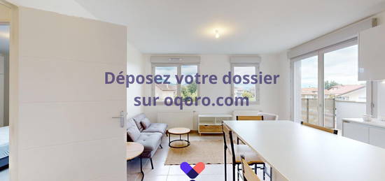 Appartement meublé  à louer, 2 pièces, 1 chambre, 47 m²