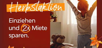 Herbstaktion - 2x die Kaltmiete sparen!*