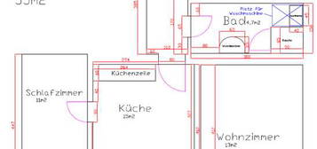 2 Schlafzimmer 1 Badezimmer Mietwohnung