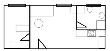 1,5-Zimmer Wohnung - 540€ Gesamtmiete