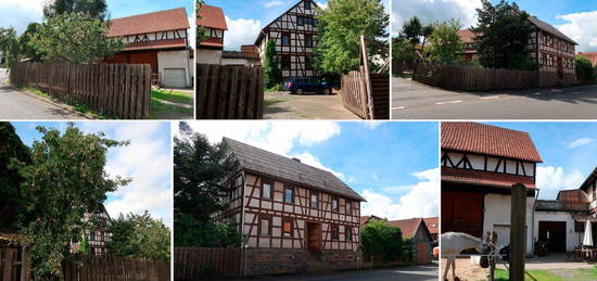 Bauernhof Bauernhaus Vogelsberg Pferdestall Nebengebäude