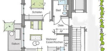 Tolle 2-Zi-Wohnung, bereits im Rohbau, QNG-Förderung nutzen!