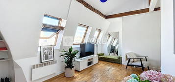 STUDIO AVEC MEZZANINE  45M² PROCHE PARC MONCEAU