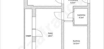 Gdynia Dąbrowa 51,5m2 Szafranowa parter 2 pokoje