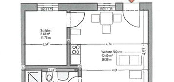 Neu renovierte 2-Raum-Wohnung mit EBK in Remagen