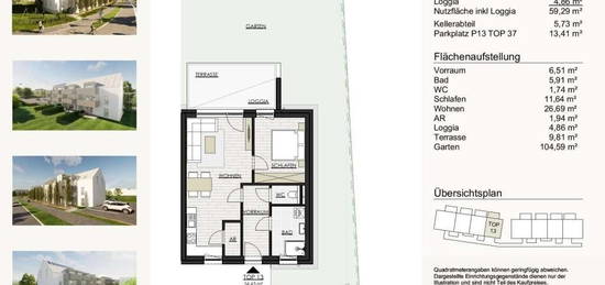 GRÜNE ALLEE GALLNEUKIRCHEN - 2 und 3-Zimmer Wohnungen, 55-70m² NEUBAU ERSTBEZUG