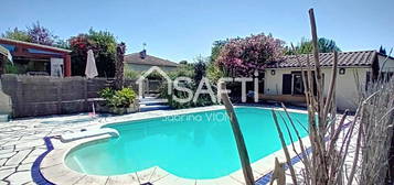 Charmante maison avec jardin arboré et piscine