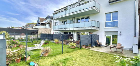 Neubau! Helle, ideal aufgeteilte 2 Z. Wohnung mit Einbaubauküche, Terrasse und Garten in Frechen.