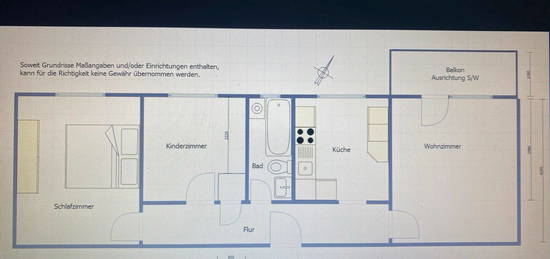 3-Zimmerwohnung mit Balkon in Gèesthacht