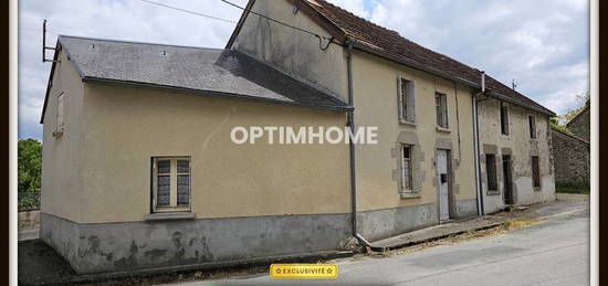 MAISON EN PIERRE DE 72 M² SUR ÉTAGE, L’ENSEMBLE SUR 1891 M² DE TERRAIN ET DÉPENDANCES :