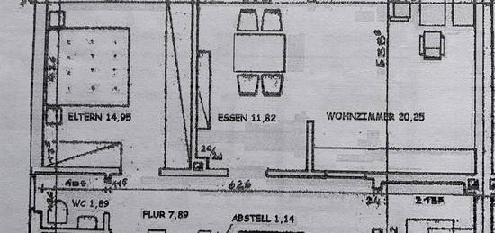 Schöne Erdgeschosswohnung mit Terrasse und Garten in Burgsteinfur