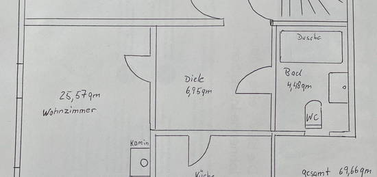 Wohnung 70qm in Ruwer