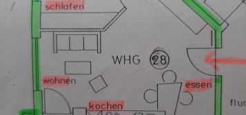 2-Zimmer-Wohnung zu vermieten