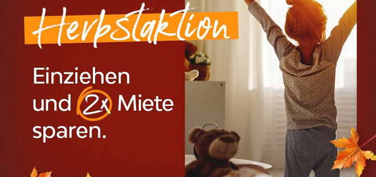 *Zwei Monate kaltmietfrei bei Einzug in 3-Raumwohnung!