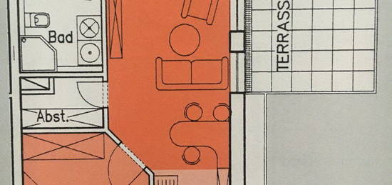 Vermietung einer Zwei-Zimmerwohnung