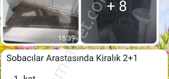 Esnaf Emlak'tan/Sobaclar Arastasnda 2+1 Kiralk Daire