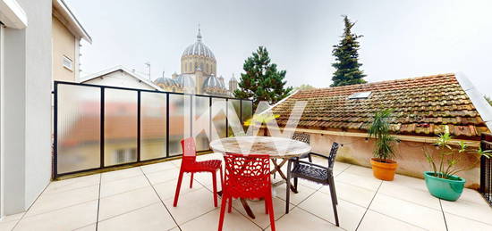 VENTE : appartement T3 (76 m²) avec belle terrasse et grand gar