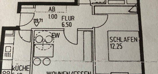 2-Zimmer-Wohnung, Leipzig Zetrum-Süd