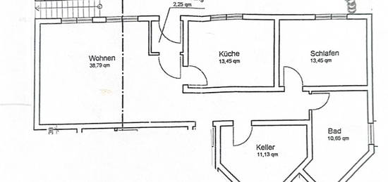 2 Zimmer, Küche, Bad in Lang-Göns