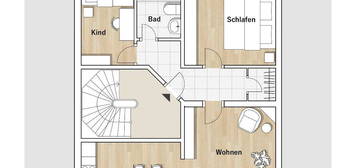 Frisch renovierte 3 Zimmer Wohnung mit Garage im Viertel ab 7.12.