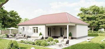 Neubau: Bungalow in Schiffdorf-Geestenseth - Neubauhaus, Grundstück und 1,5 kWp Photovoltaikanlage