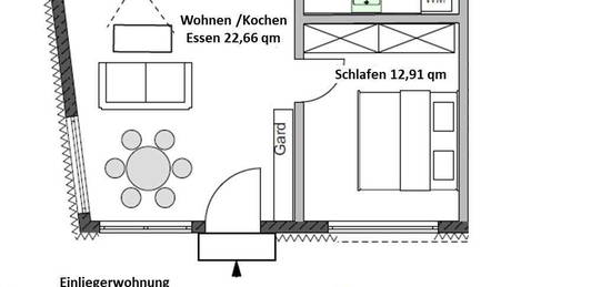 Moderne Einliegerwohnung im Neubau - Erstbezug