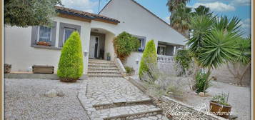 Maison Plain-Pied avec Piscine, Terrasse Couverte, Grand Garage et Parking Camping-Car à Cazouls-lès-Béziers