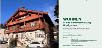 2-Zimmer Wohnung in der Forstverwaltung Hopfgarten € 800,- inkl. BK und HK