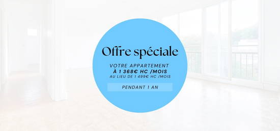 Appartement  à louer, 3 pièces, 2 chambres, 98 m²