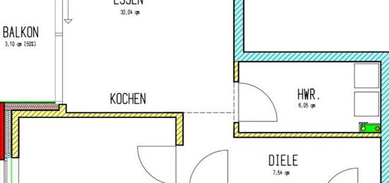 Wohnung mit Balkon Neubau