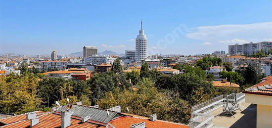 ÇANKAYA GÜNEŞ SOKAK TERASLI SHERATON MANZARALI KİRALIK 2+1!