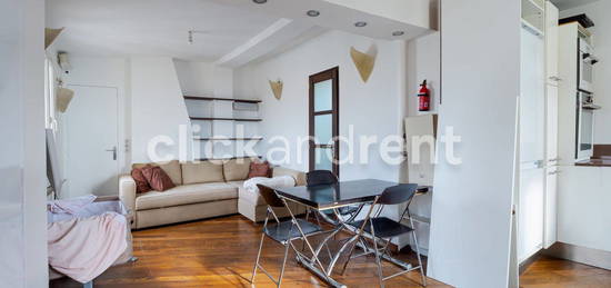 Suberbe T2 en duplex dans le 3ᵉ arrondissement de Paris