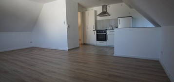 Wohnung  60m2 im Obergeschoss mit kleiner Terrasse u. Stellplatz