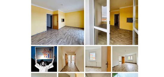 76 m² dank Kraxelrabatt für nur 280,00 €! 4 Zimmer, Küche, Bad, verglaster Balkon