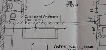 helle 3-Zi. Neubauwohnung, 118qm, KfW55, Süd-Balkon, Garage, EBK