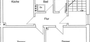 sanierte 2-Raumwohnung mit Gartennutzung