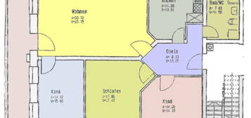 Große 4-Zimmer-Dachgeschoss-Wohnung