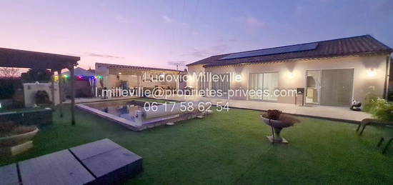 Magnifique villa type 5 de136m² avec garage et piscine sur 808m² de terrain