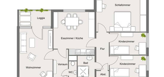 Freundliche Familienwohnung am Linzer Froschberg