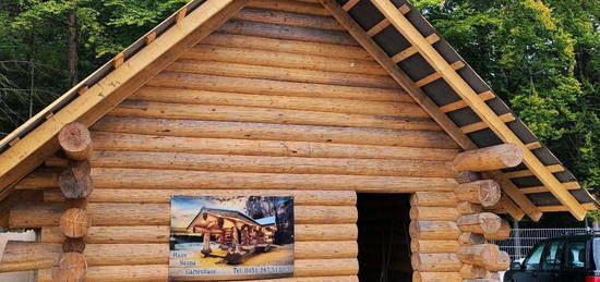 Berghütte,Blockhaus,Sauna, Gartenhaus.